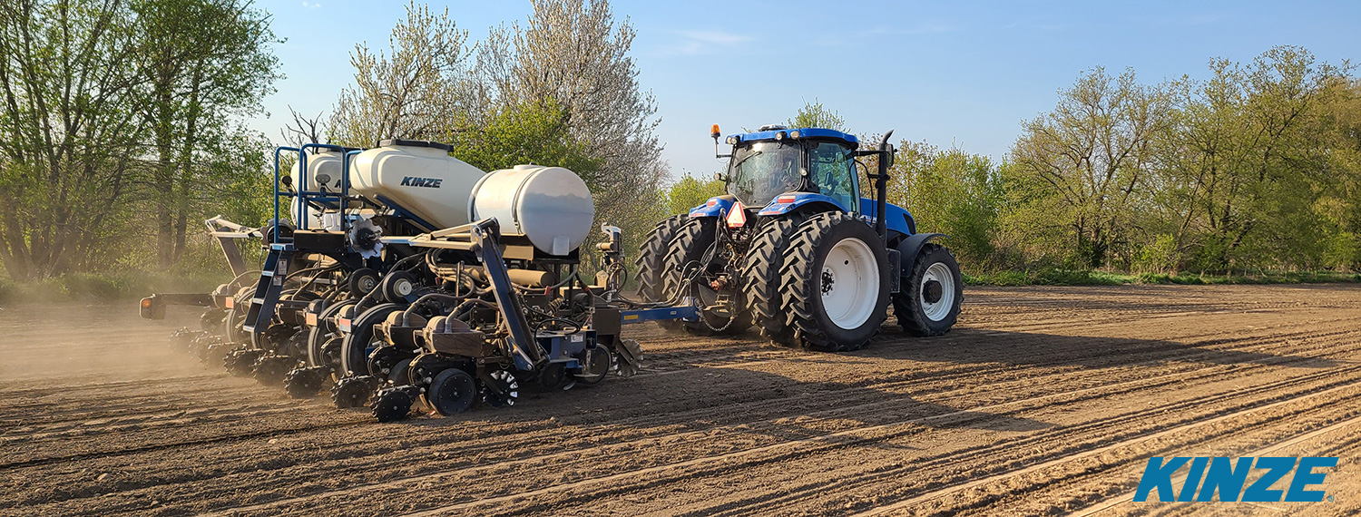 Kinze agriculture farming equipment at Delta Power Equipment